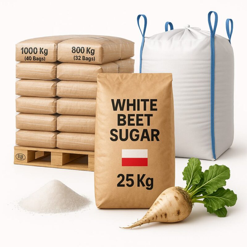 White Sugar, bag 25 kg, Poland (EU)
