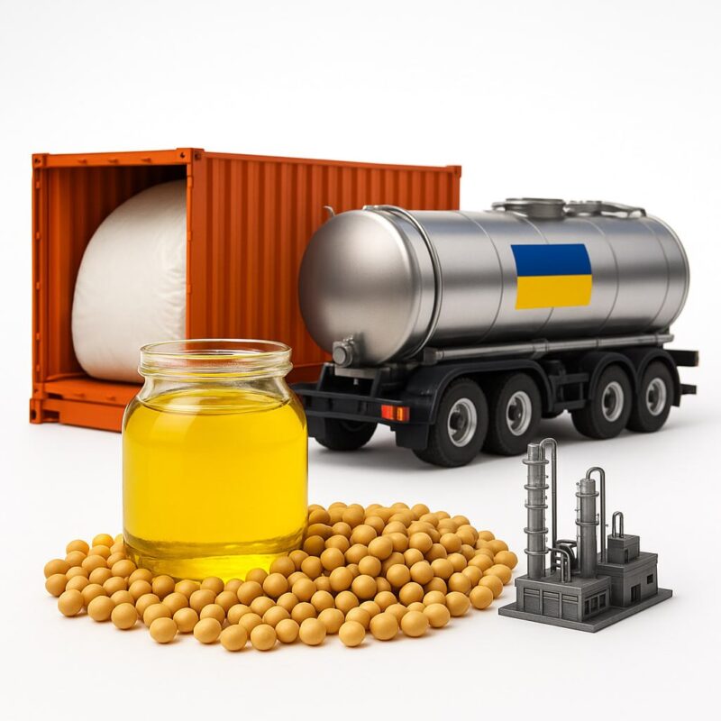 Unrefined Soybean Oil - Bulk (road tanker, per 1ton)
