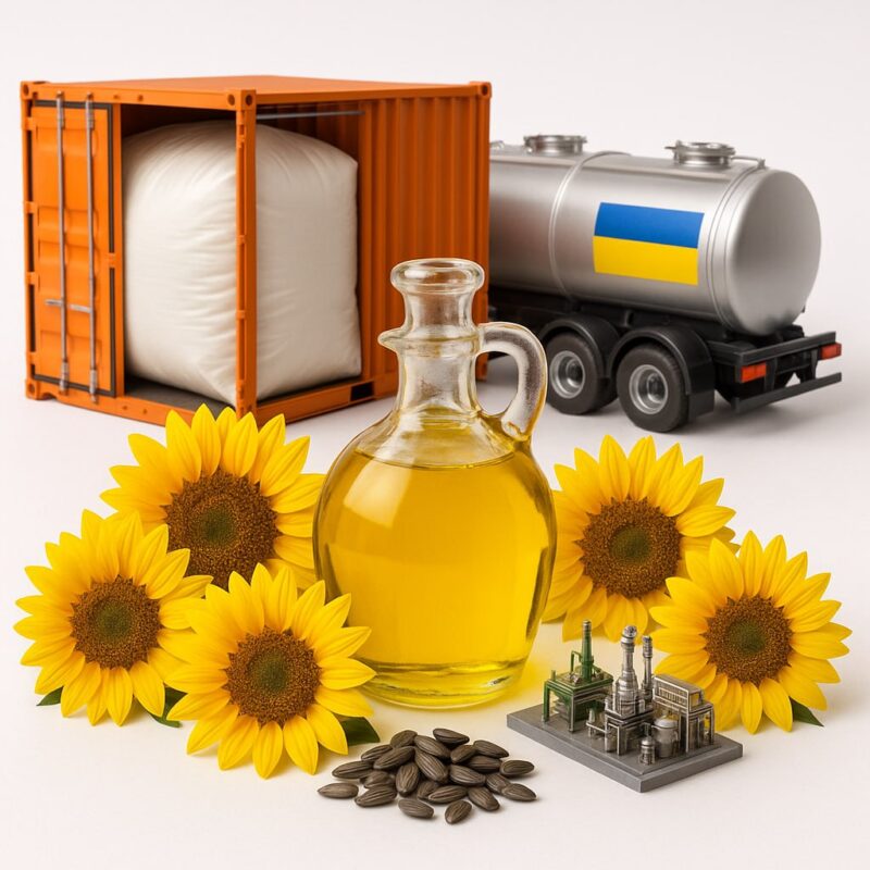 Unrefined Sunflower Oil - Bulk (per 1ton)