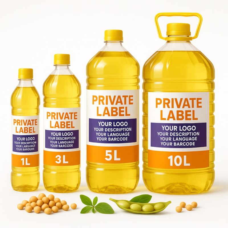 Refined Soybean Oil Pet Bottle 1-10 L